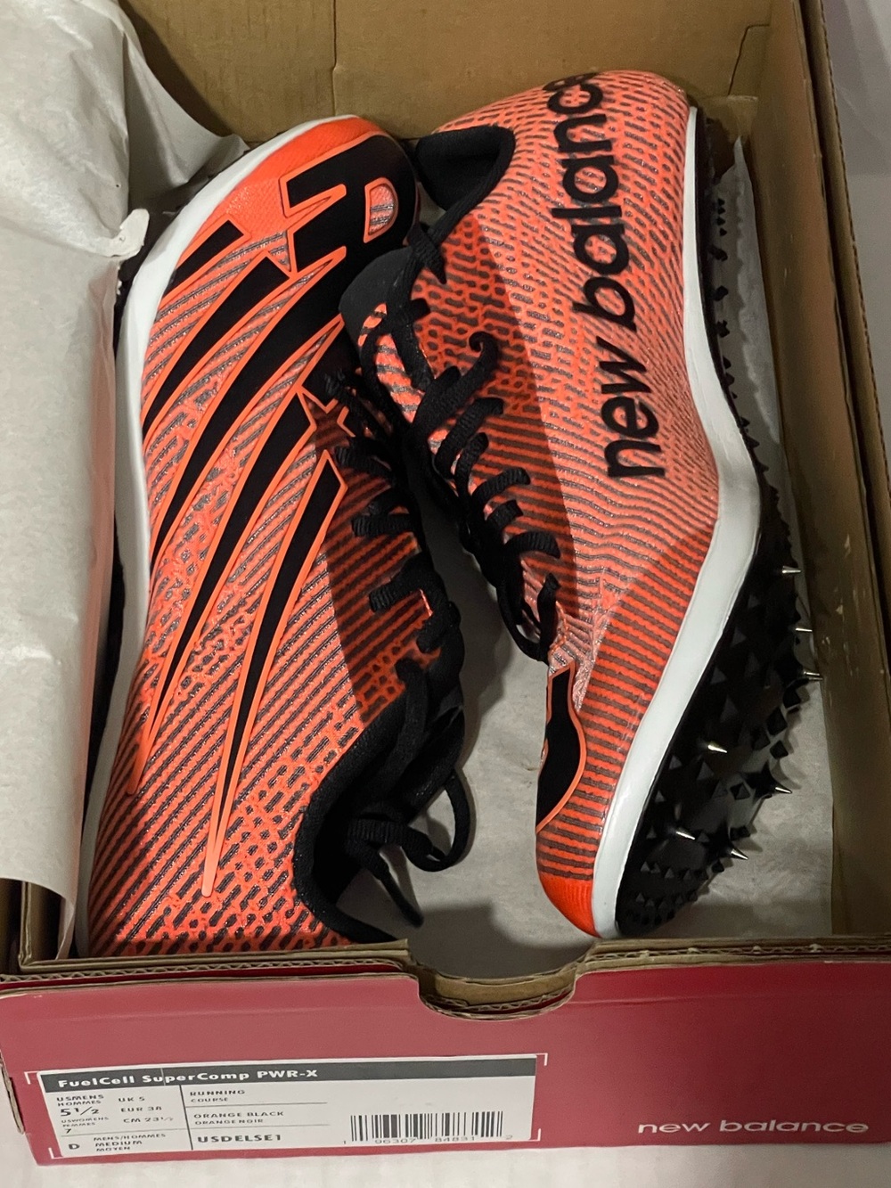 New Balance FuelCell SuperComp PWR-X - Unisex M5.5/W7 - Dragonfly with Black-NIB